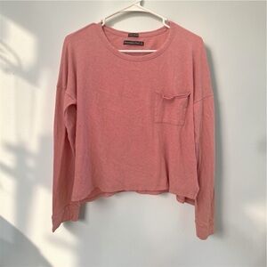 Abercrombie & Fitch 100% Cotton Loungewear Front Pocket Tee Women’s Size Small